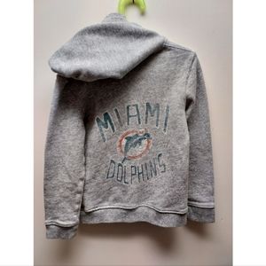 JUNK FOOD Kids Miami Dolphins Hooded Zip Up